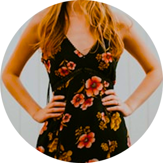 Black Floral Dress