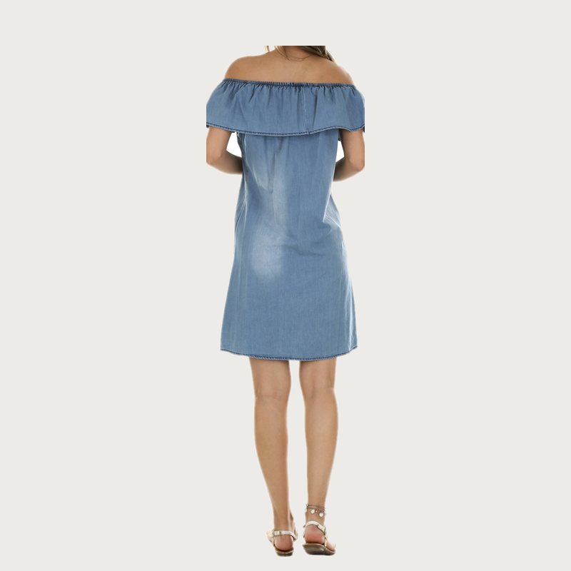 Denim shirt dress